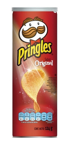 Pringles Papas Crujientes Sabor Original Importadas 124g