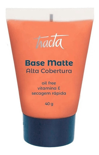 Base de maquiagem em liquida Tracta Base Mate Alta Cobertura - 40g