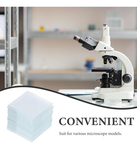 Carátulas Para Microscopio, 500 Unidades, Cubiertas Para Mic