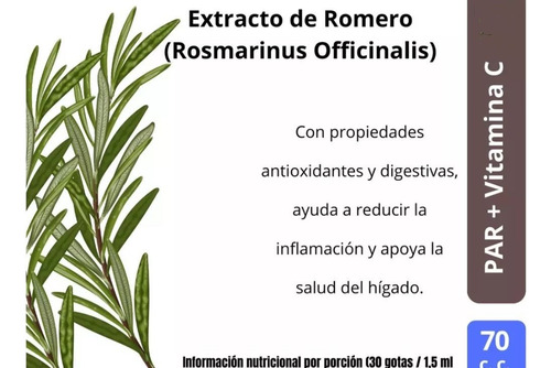 Vida Natural Par + Vitamina C Líquido Antiparasitario 70 Ml Natural