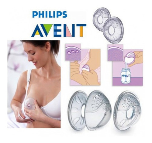 Imagem 3 de 4 de Avent Concha P/seio Set C/02un