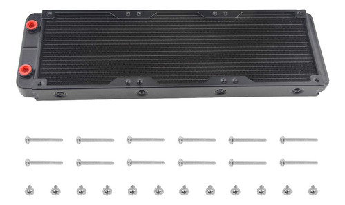 Bxqinlenx 18 pipe Radiador Intercambiador Calor Aluminio Pc