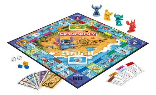 Juego De Mesa Monopoly Disney Stitch