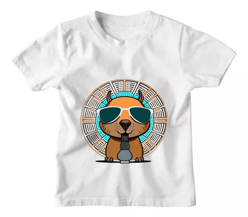 Camiseta Infantil Capivara Animal Estimação Estilosa Estilo Desenho - Retha  Estilos - Camiseta Infantil - Magazine Luiza