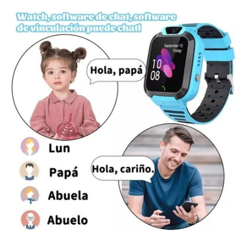 Reloj Inteligente Con Gps Y Llama, Impermeable, Para Niños Y