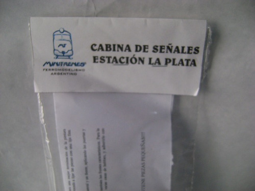 Imagen 2 de 5 de Nico Cabina De Señales La Plata Kit Fibrofacil H0 (mnt 113)
