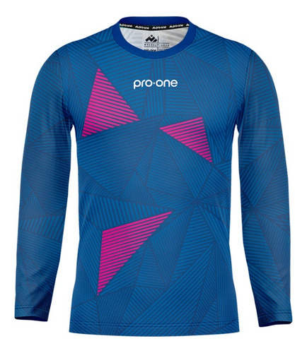 Camiseta De Arquero Pro-one Energy Azul Marino/fucsia 
