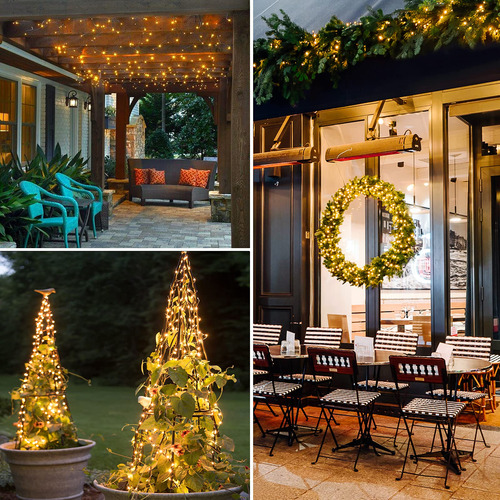 Fairy Lights Jmexsuss, Funciona Con Pilas, 400 Led, 132 Pies