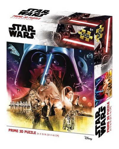 Puzzle Rompecabeza Star Wars 500 Piezas Prime 3d