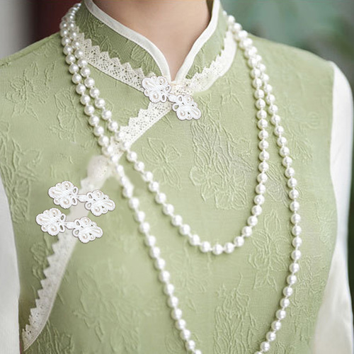 (1 #mold) Cierre Vintage Con Botones Cheongsam Con Hebilla
