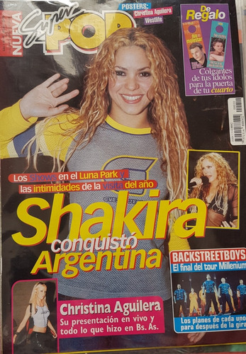 Shakira Revista Super Pop Leer Descripcion