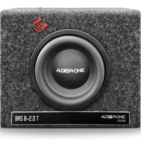 Imagem 1 de 7 de Caixa Selada E Dutada Trapezio Sub 8 Audiophonic 400 Wrms