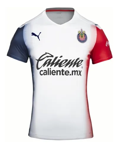 Playera Jersey Puma Chivas Blanca Mujer R plica 2020 2021