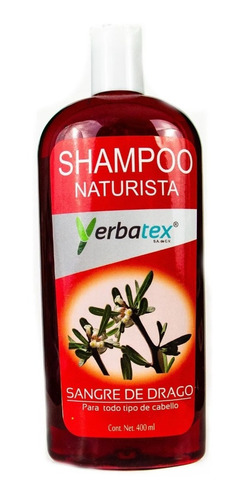 Shampoo Naturista De Hierba Sangre De Drago 400 Ml