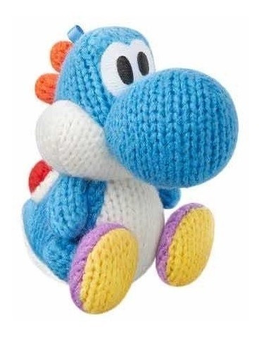 Light Blue Yarn Yoshis Woolly World Amiibo Wii U Sellado.