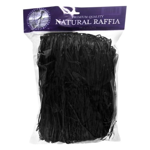 Super Moss (30111) Rafia, Negro, 2oz