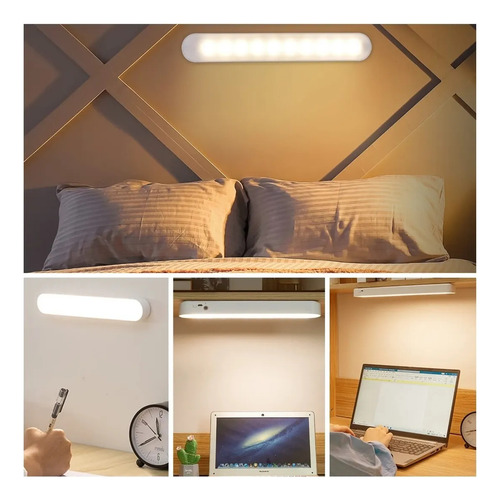 Lampara De Mesa Para Gabinete Escritorio Usb Iluminación Led