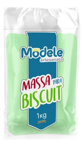 Massa De Biscuit Modele Massa De Biscuit X Unidade Do 999g - Verde Perolado