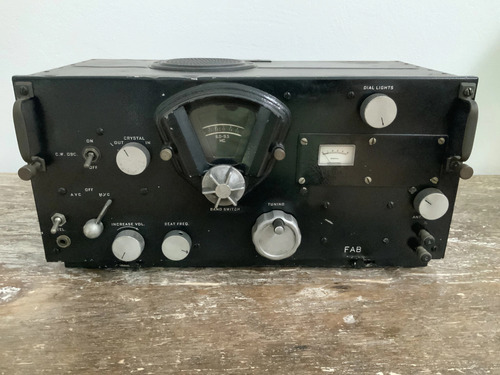 Radio Militar Avião Valvulado Bc348 Little Boy (Usado)