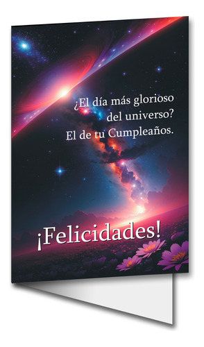 Dos Tarjeta Feliz Cumpleaños Brillante Original Para Adultos