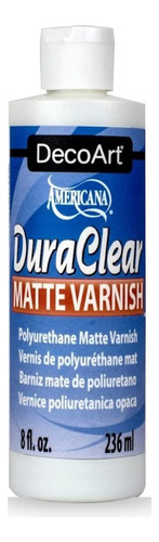 Barniz Duraclear De 8 Oz Acabado Mate, 8 Fl Oz (paquete...