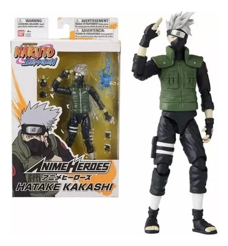 Naruto Shippuden Hatake Kakashi Anime Heroes Bandai Magic