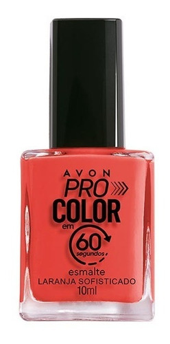 Avon - Pro Color 60 Segundos - Esmalte - Laranja Sofisticado