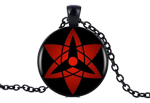 Collar De Cadena Con Colgante Sharingan De Naruto Shippuden