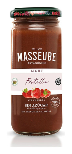 Dulce De Frutilla Light  Masseube 260 Gr