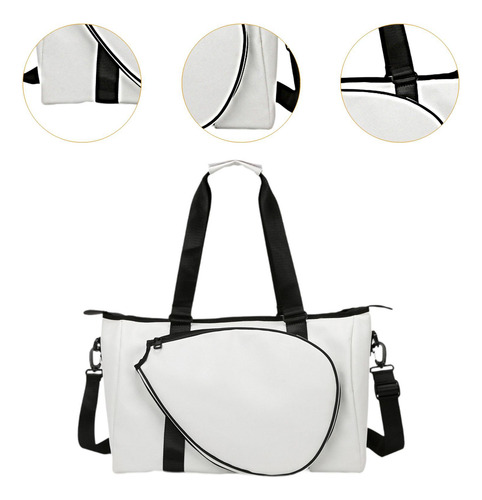 Bolsa De Mano Para Raqueta De Bádminton, Bolsa De Beige