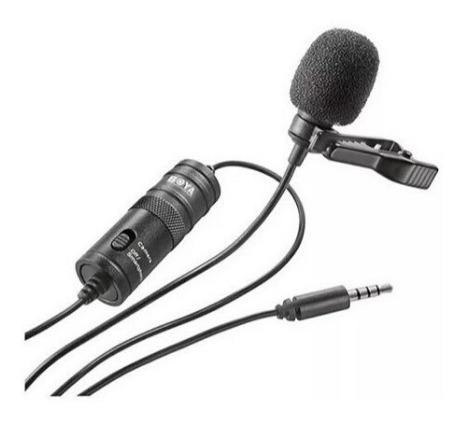Boya Microfone Lapela By-m1 M1 P/ Smartphone, iPhone Cabo 6m