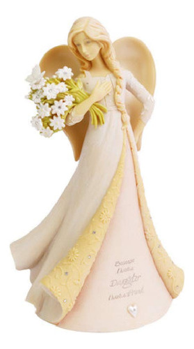 Figurilla De Angel Hija De Fundaciones Enesco, 9 Pulgadas,