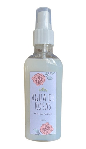 Agua De Rosas Tónico Facial Con Vitamina E 125 Ml