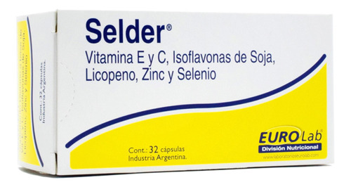 Suplemento en cápsula Eurolab  Selder ® vitamina e en caja 32 un