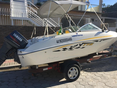 Imagem 3 de 15 de Lancha Ventura 175 Confort + Motor Yamaha 90 Hp + Carreta Ro