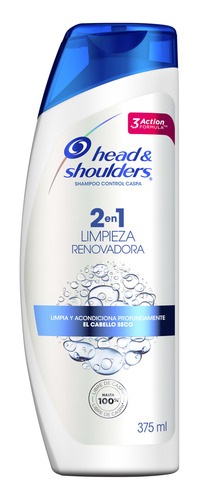Head & Shoulders Shampoo 2 En 1 Limpieza Renovadora 375ml