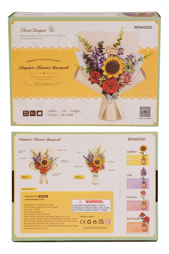 Miniatura Armable Flower Bouquet (ramo De Flores) - Rowood