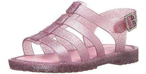 Balletina Plana Mini Melissa Girls Flox, Glitter Pink Candy,