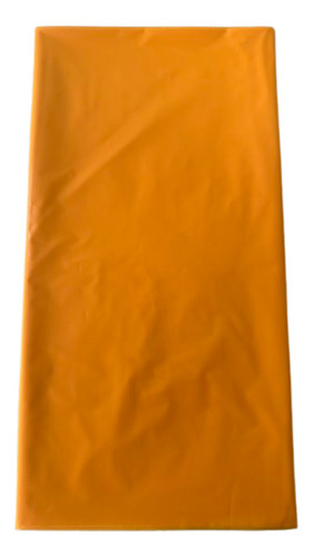 Mantel Rectangular Plastico 137x183 Para Fiesta Glam! Color Naranja