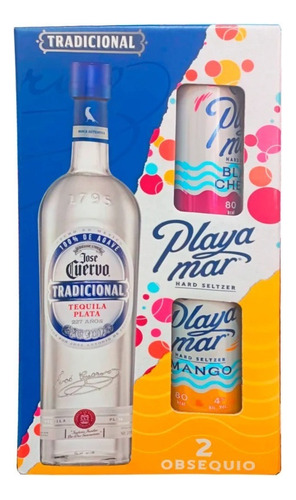 Tequila Jose Cuervo Tradicional Plata + 2 Bebidas Playamar