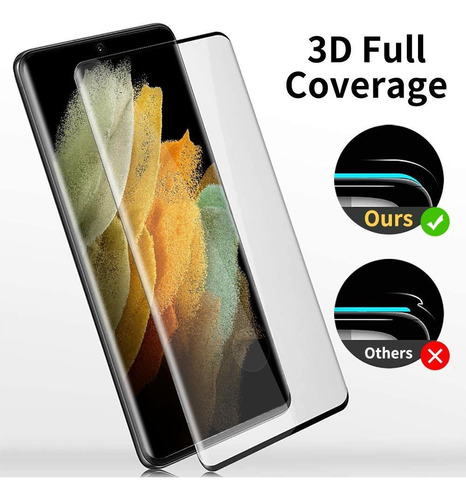 Vidrio Templado Curvo Uv Para Samsung Galaxy S23 Plus