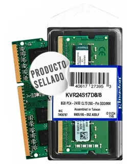 Memoria Ram Laptop Kingston 8gb 2400mhz Ddr4 Oferta !