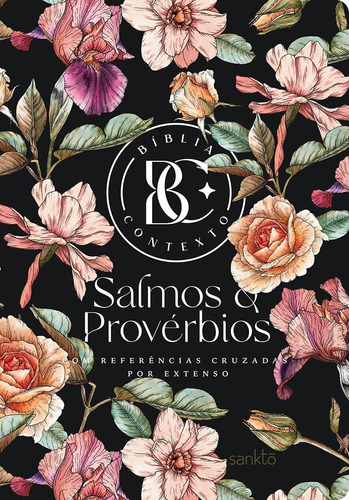 Livro Bíblia Contexto - Salmos & Provérbios - Floral