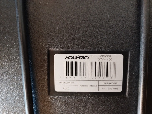Antena Digital Hdtv/uhf Interna Aquário Dtv-1100 (Usado)