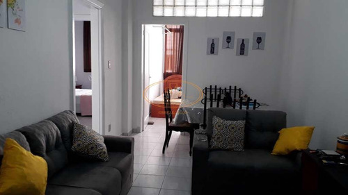 Apartamento Com 2 Dormitório(s) Localizado(a) No Bairro Gonzaga Em Santos / Santos - 6777