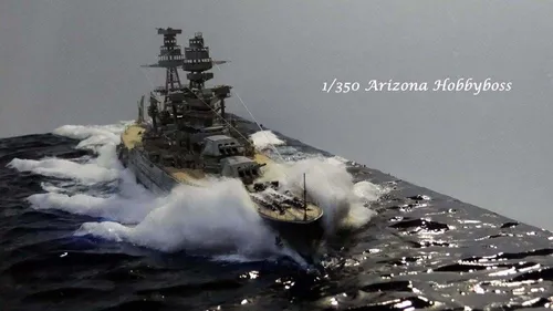 Buque Arizona 1/350 Battleship Armable