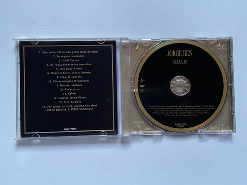 Cd Gold. Jorge Benjor Y Ivete Sangalo. Universal Music. 2002 (Usado)