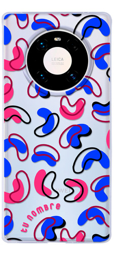 Funda Para Huawei Para Mujer Figuras Abstracto Con Nombre