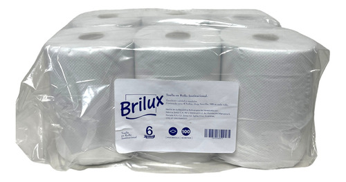 Toalla En Rollo Para Manos Brilux X 12 Rollos Con Iva