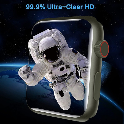Imagen 8 de 10 de Lamina De Hidrogel Para Apple Watch Serie 7 - Rock Space